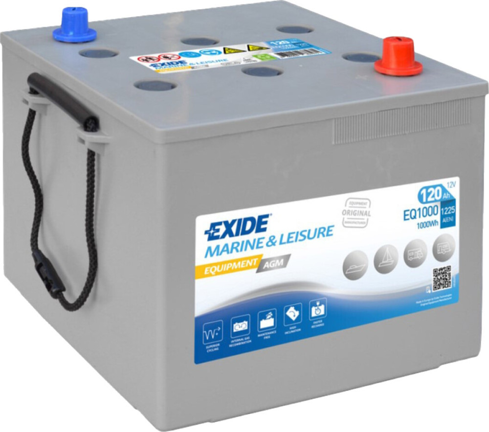 Акумулятор для човнів/яхт Exide Equipment AGM EQ1000