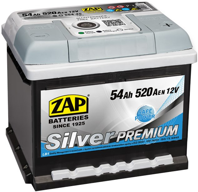 Автоакумулятор ZAP Silver Premium 575 50