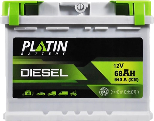 Автоакумулятор Platin Diesel 6CT-68R
