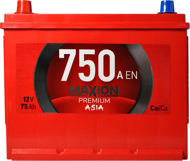 Автоакумулятор Maxion Premium Asia 6CT-75R