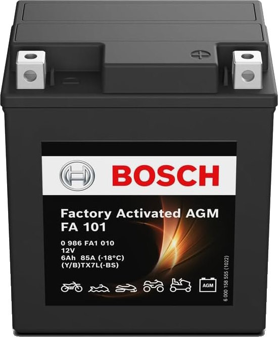 Акумулятор для мотоцикла Bosch M6 Factory Activated 0986FA1010
