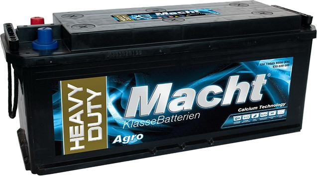 Грузовой аккумулятор Macht Heavy Duty 6CT-135L
