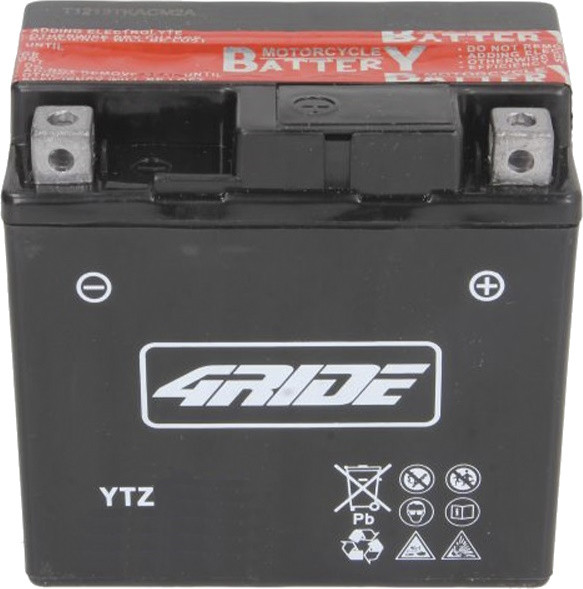 Акумулятор для мотоцикла 4RIDE YTZ Series YTZ12S-BS