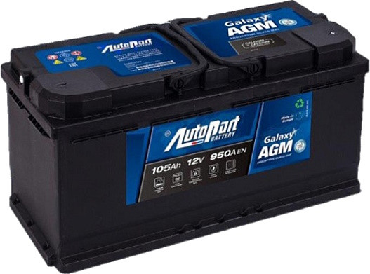 Автоаккумулятор AutoPart Galaxy AGM 6CT-105R