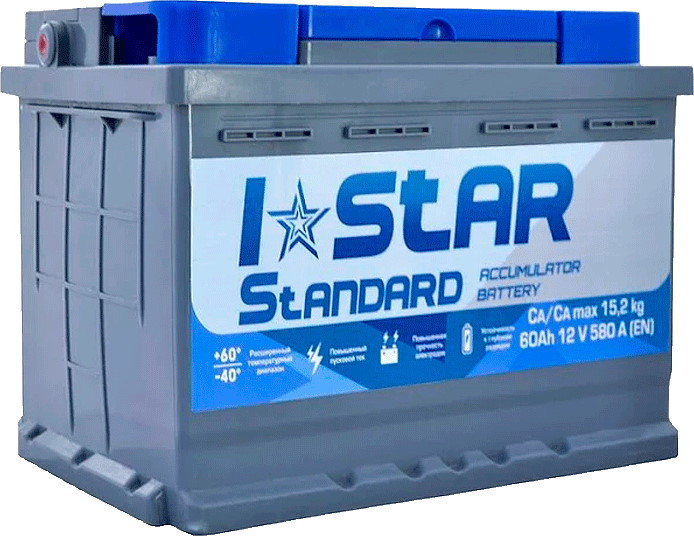 Автоакумулятор I-Star Standard 6CT-60R