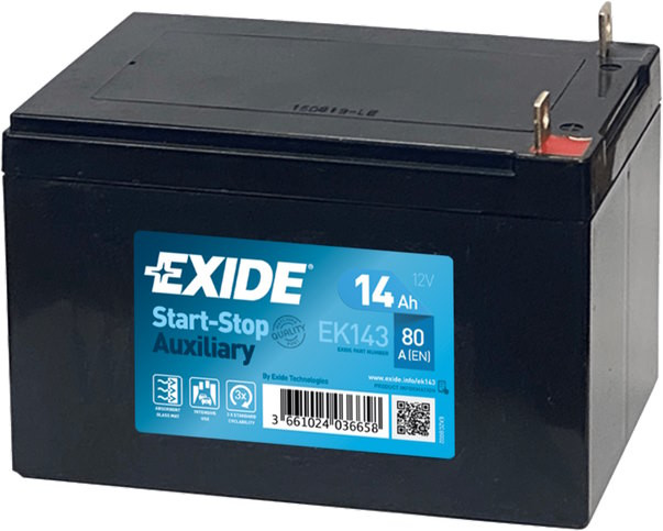 Автоаккумулятор Exide Start-Stop Auxiliary EK143