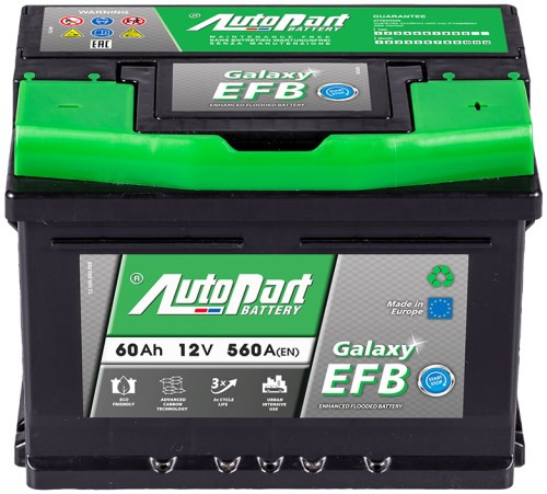 Автоаккумулятор AutoPart Galaxy EFB 6CT-60RL (ARL060-EFB)