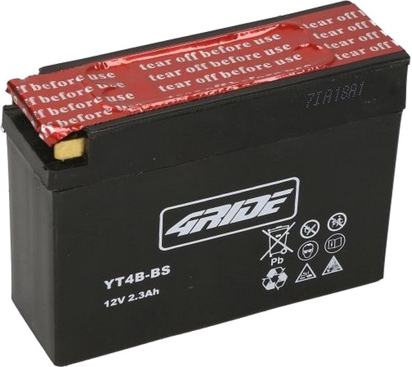 Акумулятор для мотоцикла 4RIDE YT Series YT4B-BS