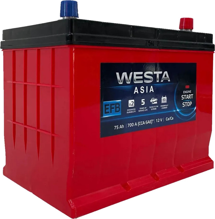 Автоаккумулятор Westa Asia EFB 6CT-65R (WAEFB650