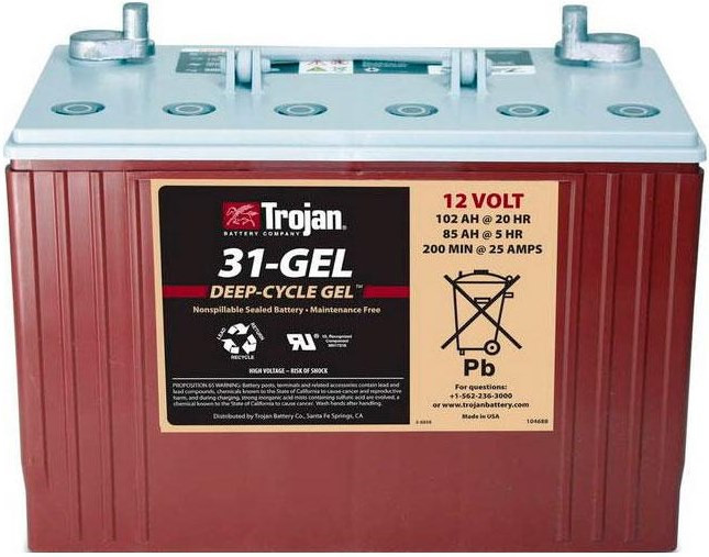 Автоакумулятор Trojan Deep Cycle GEL 5SHP-GEL