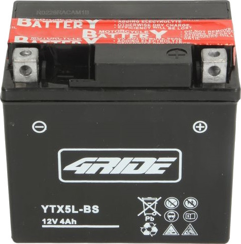 Аккумулятор для мотоцикла 4RIDE YTX Series YTX5L-BS