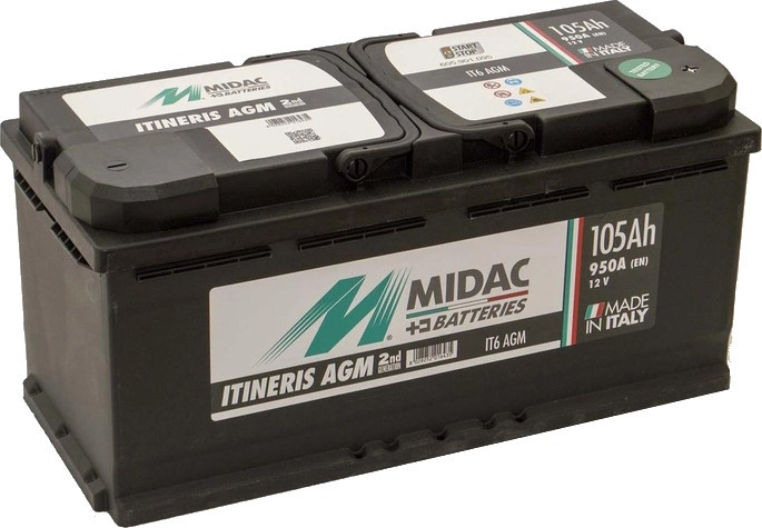 Автоакумулятор Midac Itineris AGM IT6 AGM