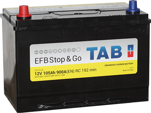 Автоакумулятор TAB EFB Stop & Go 105JR