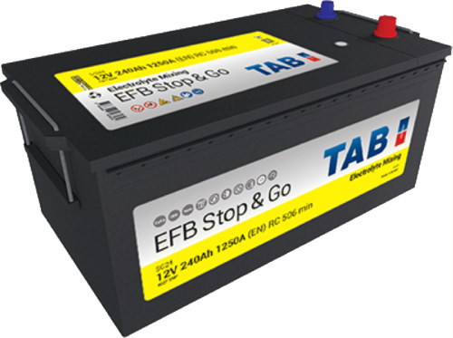 Грузовой аккумулятор TAB EFB Stop & Go Truck 240L (455 612