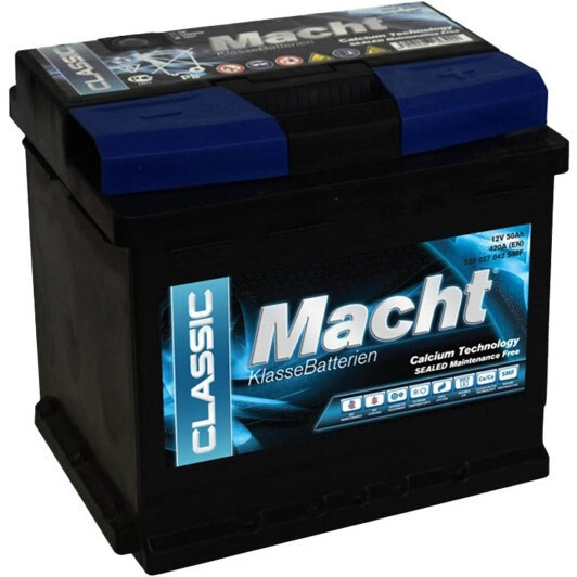 Автоаккумулятор Macht Classic 6CT-60RL (25344