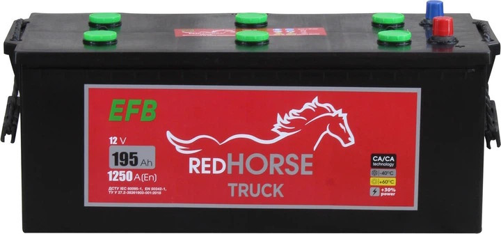 Грузовой аккумулятор Red Horse EFB Truck 240L