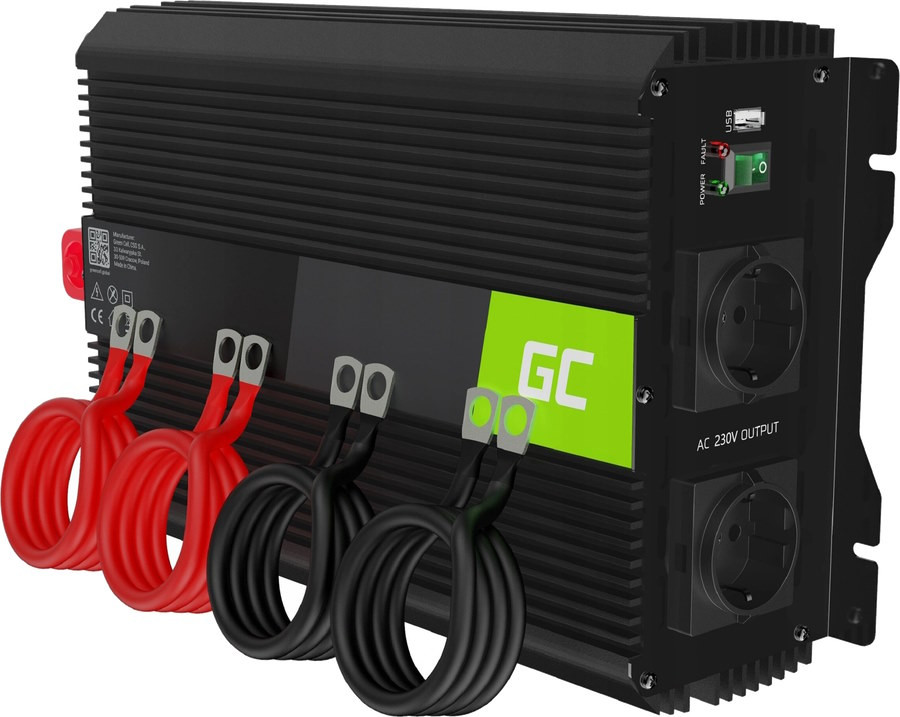 Автомобильный инвертор Green Cell PRO Car Power Inverter 12V to 230V 3000W/6000W