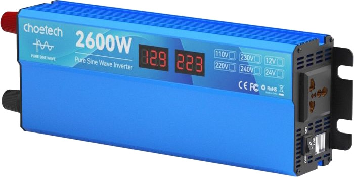 Автомобильный инвертор Choetech CJ2600Q-V2
