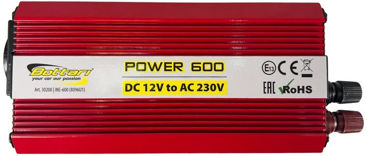 Автомобильный инвертор Bottari Power 600