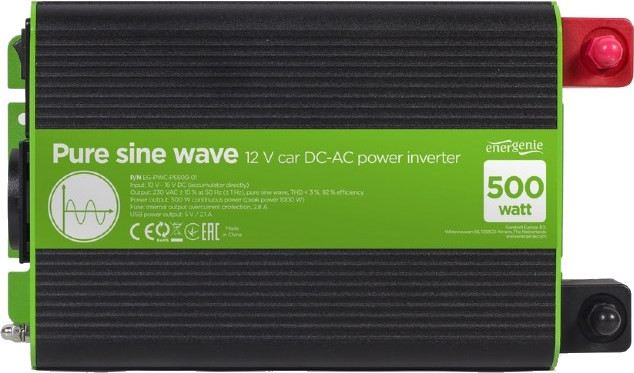 Автомобильный инвертор EnerGenie EG-PWC-PS500-01