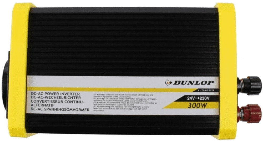 Автомобильный инвертор Dunlop Car Inverter 24V/230V 300W/600W