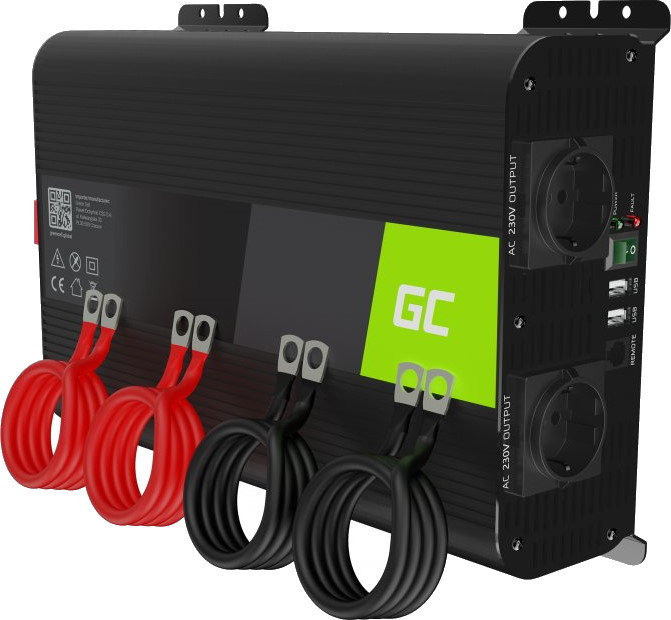 Автомобільний інвертор Green Cell PRO Car Power Inverter 12V to 230V 2000W/4000W Pure Sine