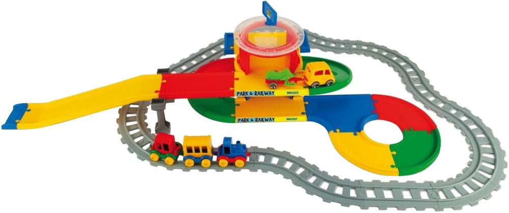 Автотрек Wader Park and Railway 51520