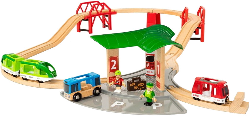 Железная дорога BRIO Travel Station Set 33627