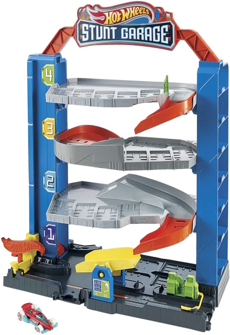Автотрек Hot Wheels Stunt Garage GNL70