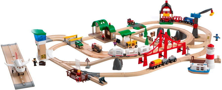 Железная дорога BRIO Railway World Deluxe Set 33766