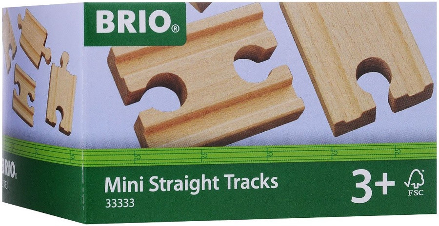Железная дорога BRIO Mini Straight Tracks 33333
