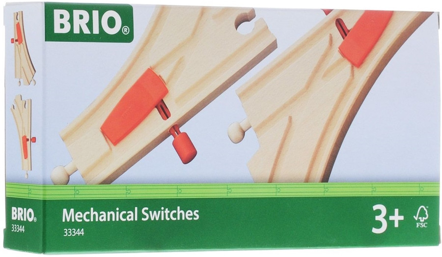 Железная дорога BRIO Mechanical Switches 33344