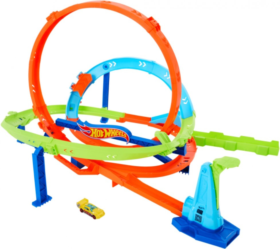 Автотрек Hot Wheels Loop Cyclone Challenge HTK16