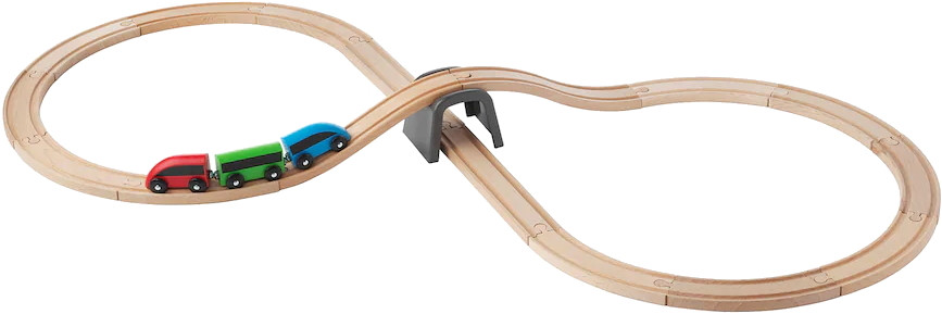 Железная дорога IKEA Lillabo 003.200.54