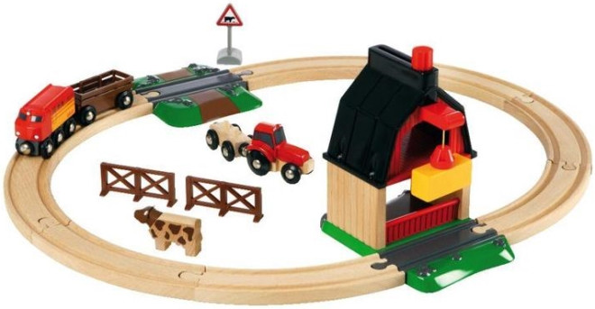Железная дорога BRIO Farm Railway Set 33719