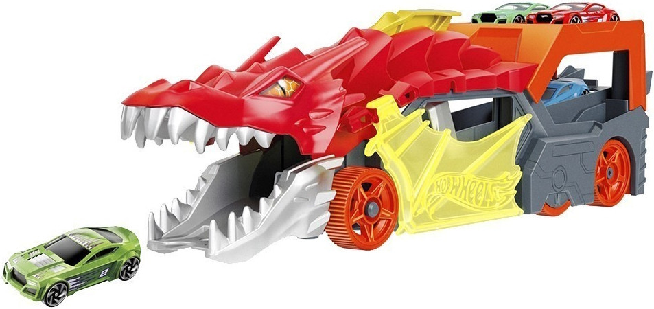 Автотрек Hot Wheels Dragon Launch Transporter GTK42