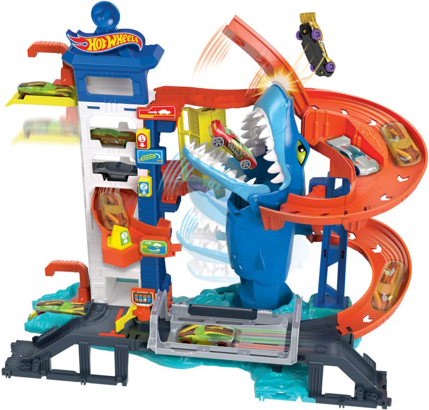 Автотрек Hot Wheels Attacking Shark Escape HDP06