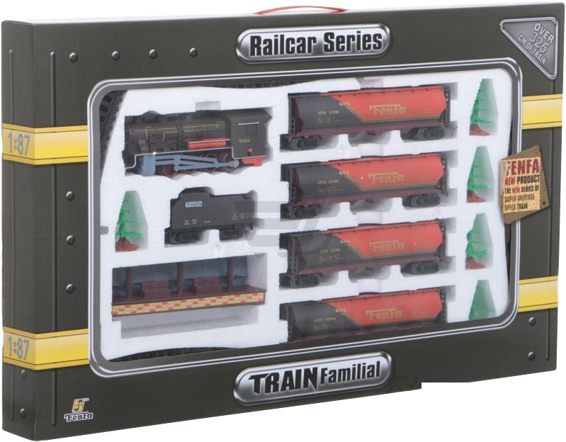 Железная дорога Fenfa Railcar Series Train Familial 1601A-1