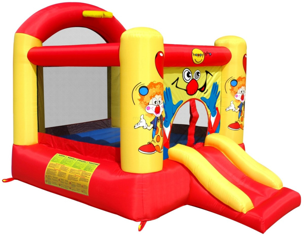 Батут Happy Hop Clown Slide and Hoop