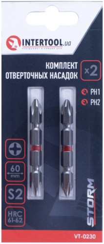 Біти / торцеві голівки Intertool Storm VT-0230
