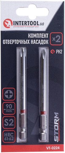 Біти / торцеві голівки Intertool Storm VT-0224