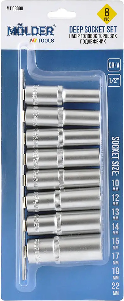 Біти / торцеві голівки Molder MT68008