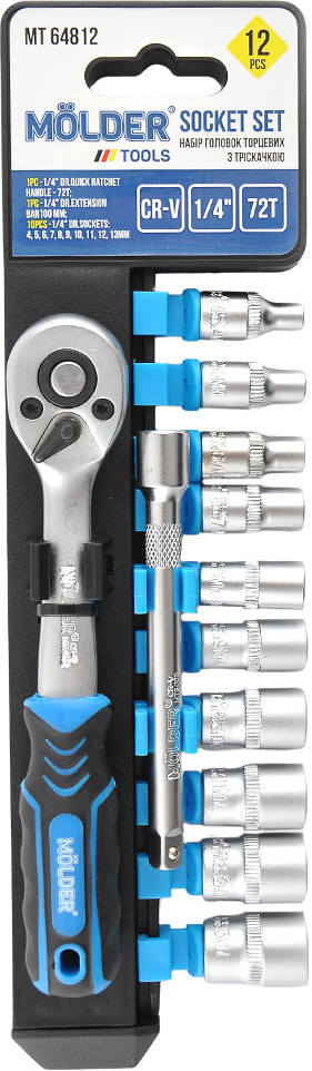 Біти / торцеві голівки Molder MT64812