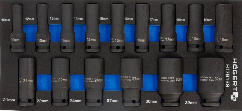 Біти / торцеві голівки Hogert HT7G129