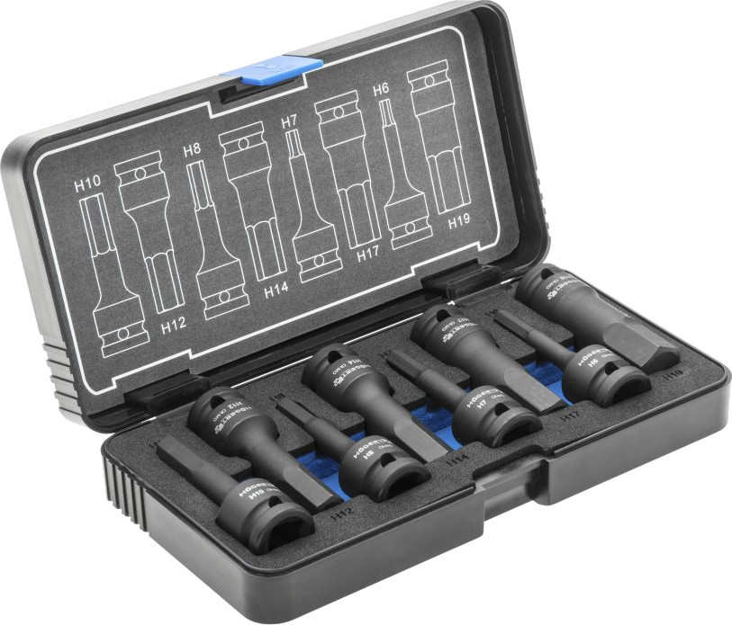 Біти / торцеві голівки Hogert HT6R004