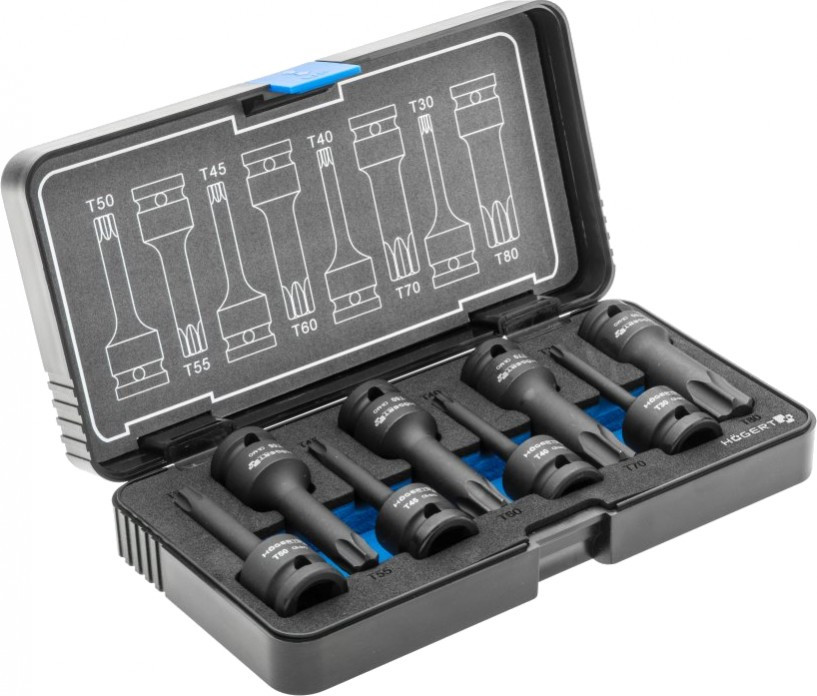 Біти / торцеві голівки Hogert HT6R002