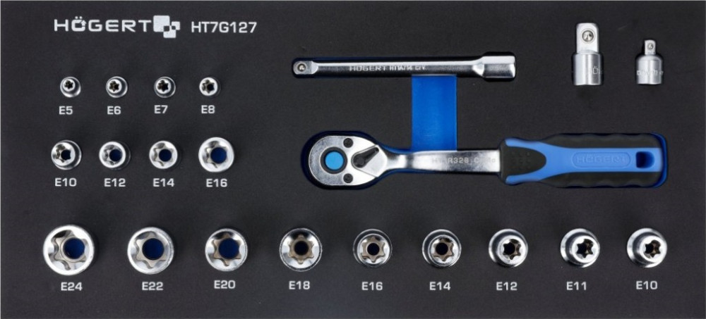 Биты / торцевые головки Hogert HT7G127