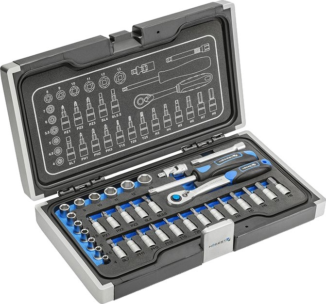 Біти / торцеві голівки Hogert HT1R464