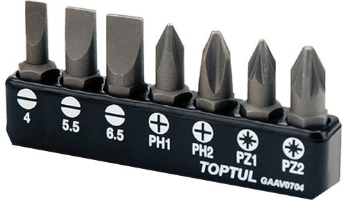 Біти / торцеві голівки TOPTUL GAAV0704