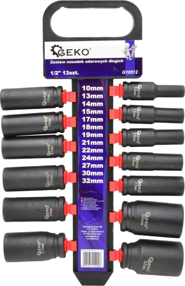 Біти / торцеві голівки Geko G10512